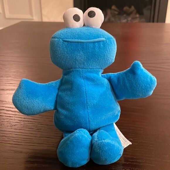 Sesame Street Beanie Cookie Monster 39369 TYCO The Jim Henson Company EUC 8” ‘98 - Picture 5 of 7